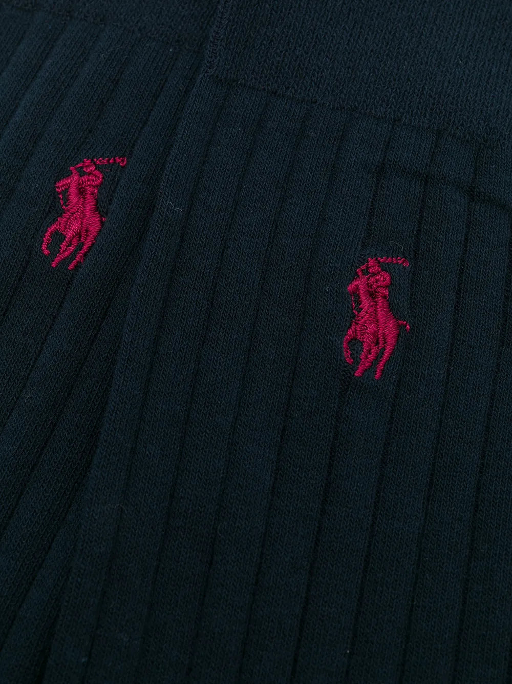 meias caneladas com motivo de pônei