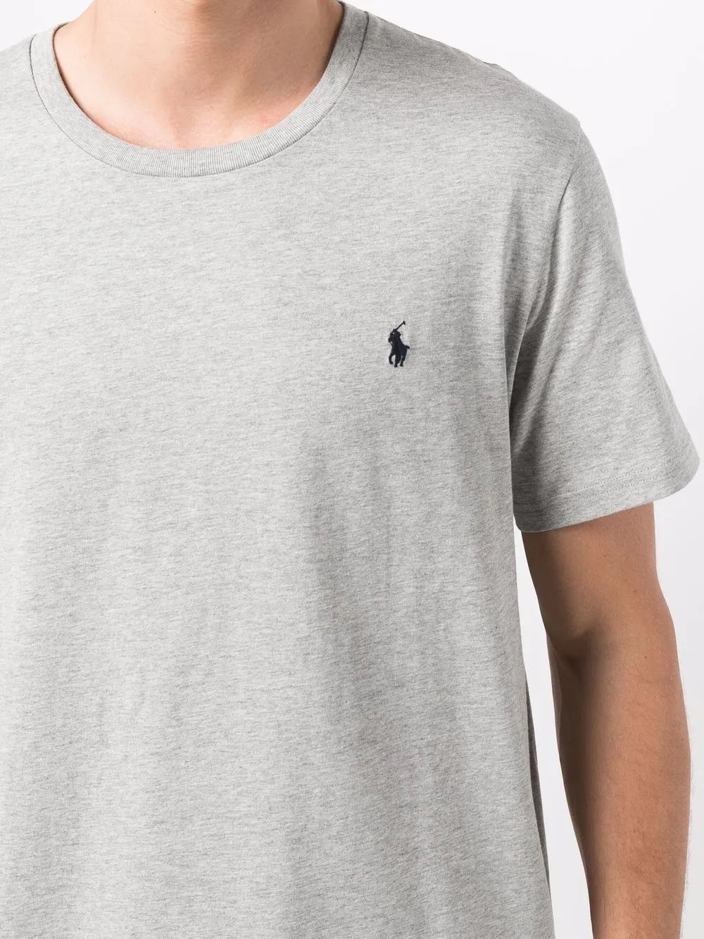 Camiseta de algodão bordada Polo Pony