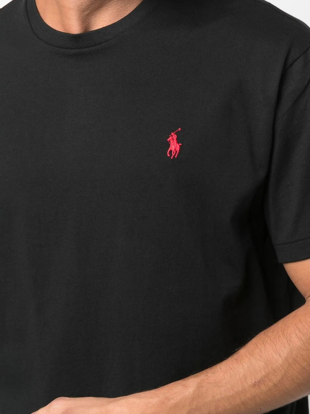 Camiseta de manga curta bordada Polo Pony