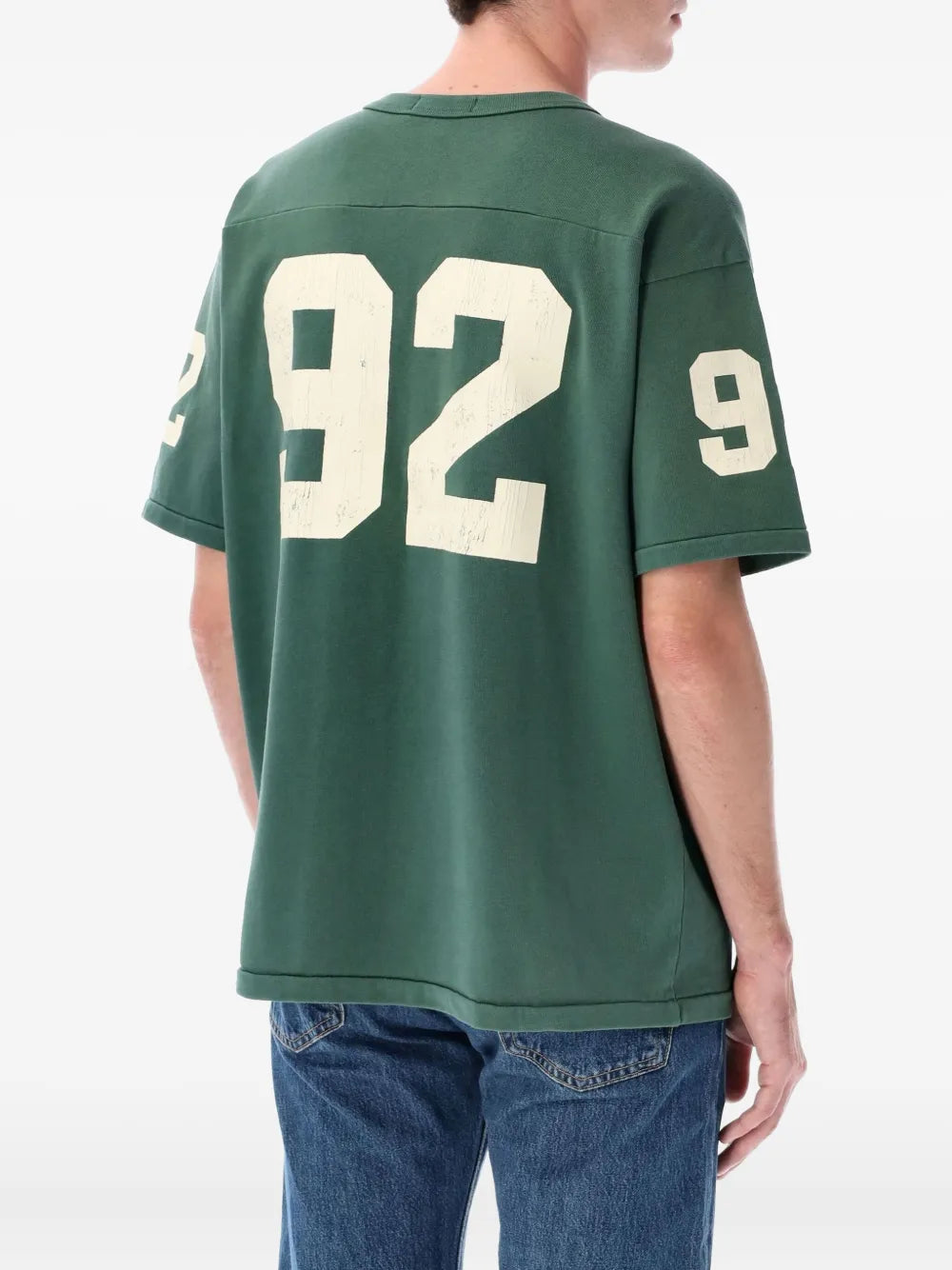 camiseta de manga curta com estampa de logotipo