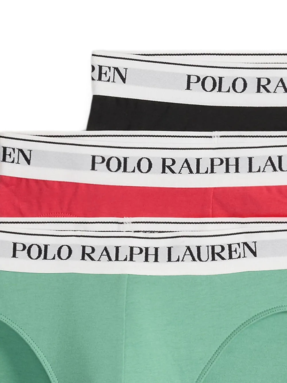 cuecas com faixa de logotipo (pacote com três)