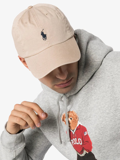 boné de algodão e lona com logotipo bordado