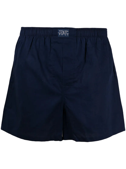 boxers de algodão com remendo de logotipo (pacote com 3)