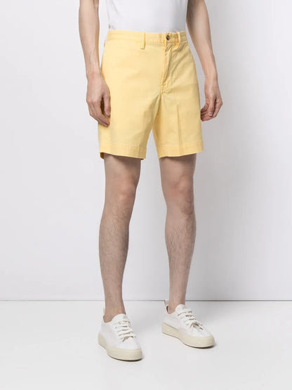 shorts chino de perna reta