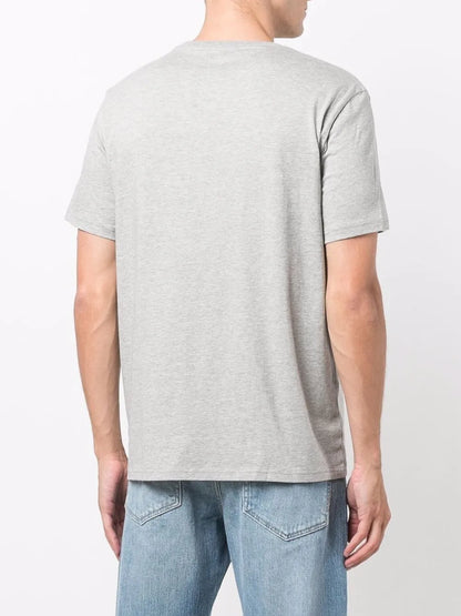 Camiseta de algodão bordada Polo Pony