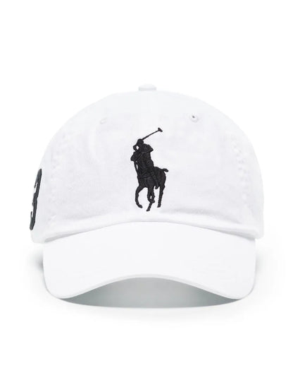 Boné de algodão bordado Polo Pony