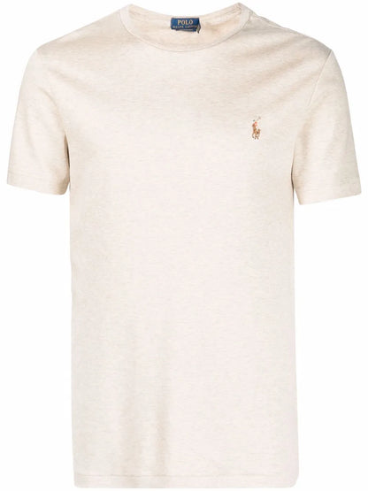 Camiseta bordada com o logotipo do Polo Pony