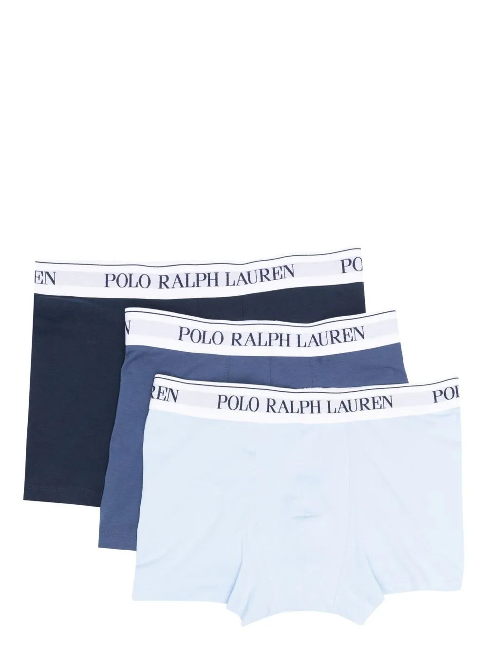conjunto de 3 boxers com cós com logotipo