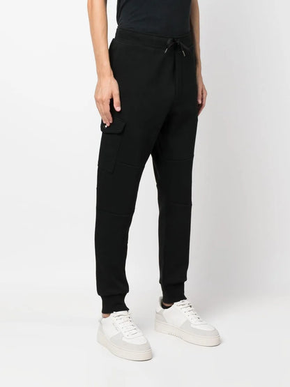 calças de moletom cargo com bolso