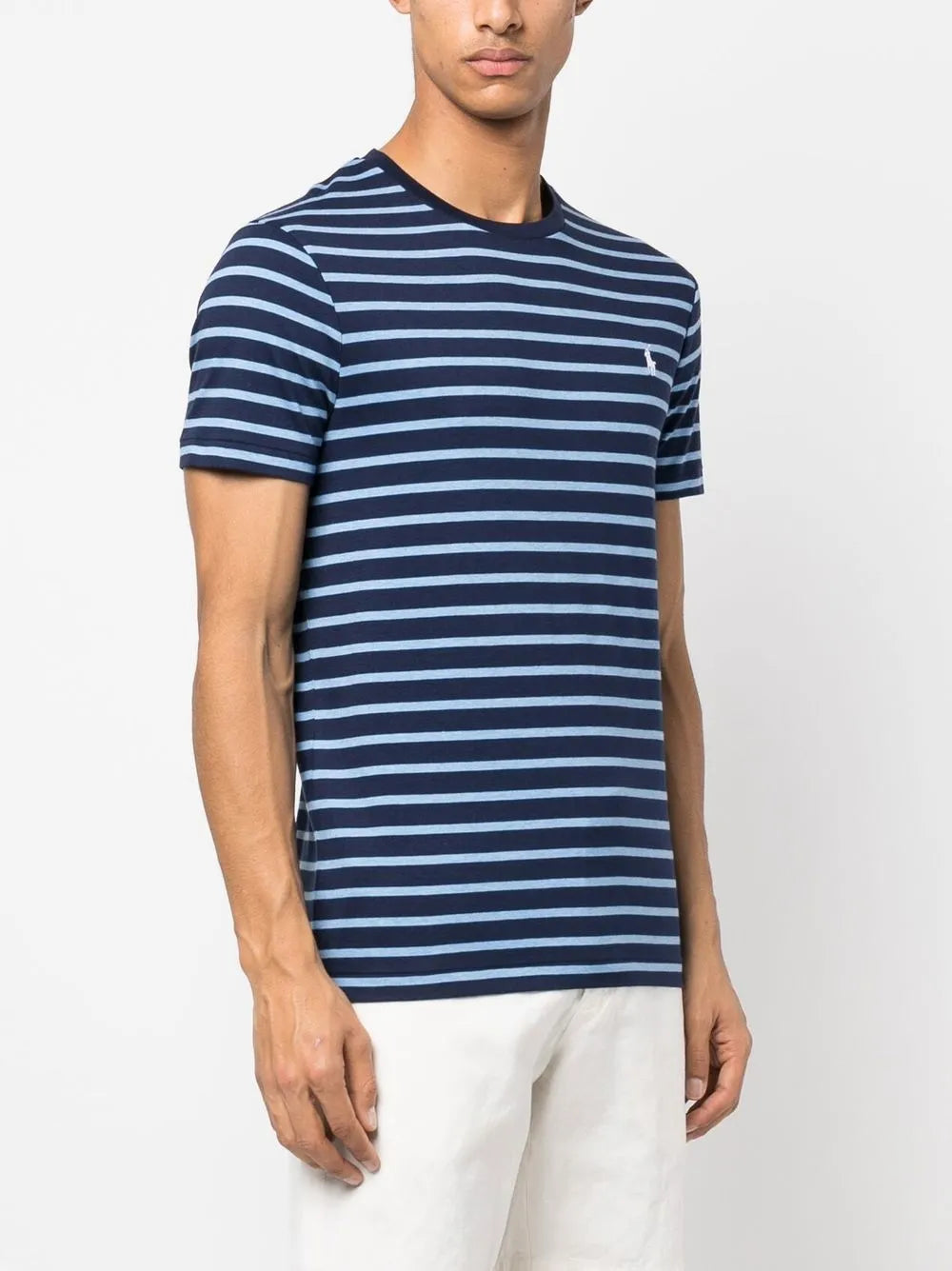 Camiseta listrada de manga curta