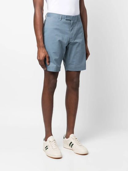 shorts chino de algodão elástico