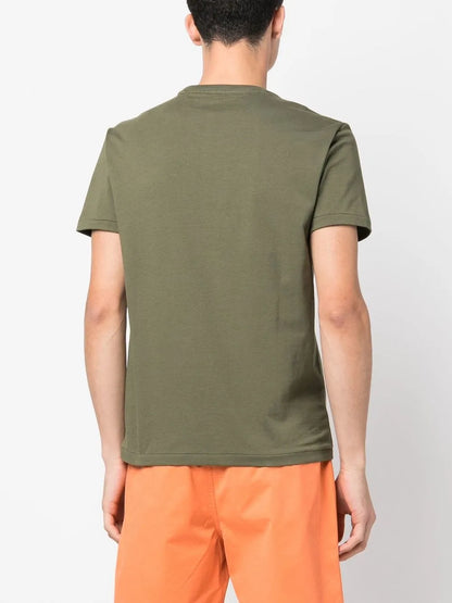 Camiseta Polo-Pony com gola redonda