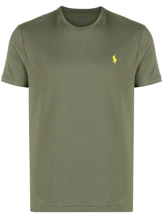 Camiseta Polo-Pony com gola redonda