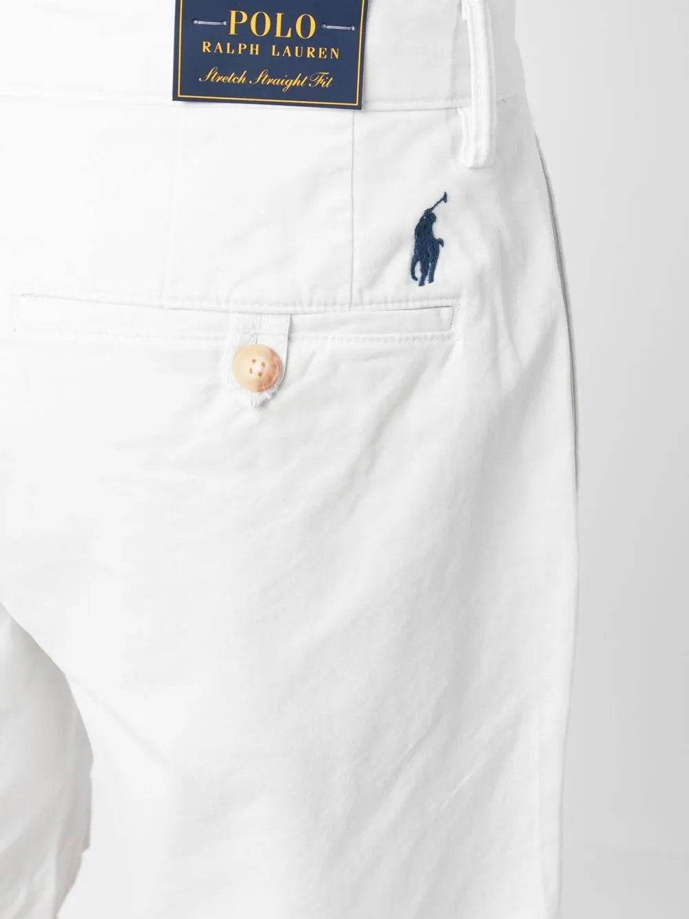 shorts chino com patch de logotipo