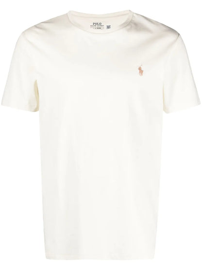 Camiseta de algodão bordada Polo Pony