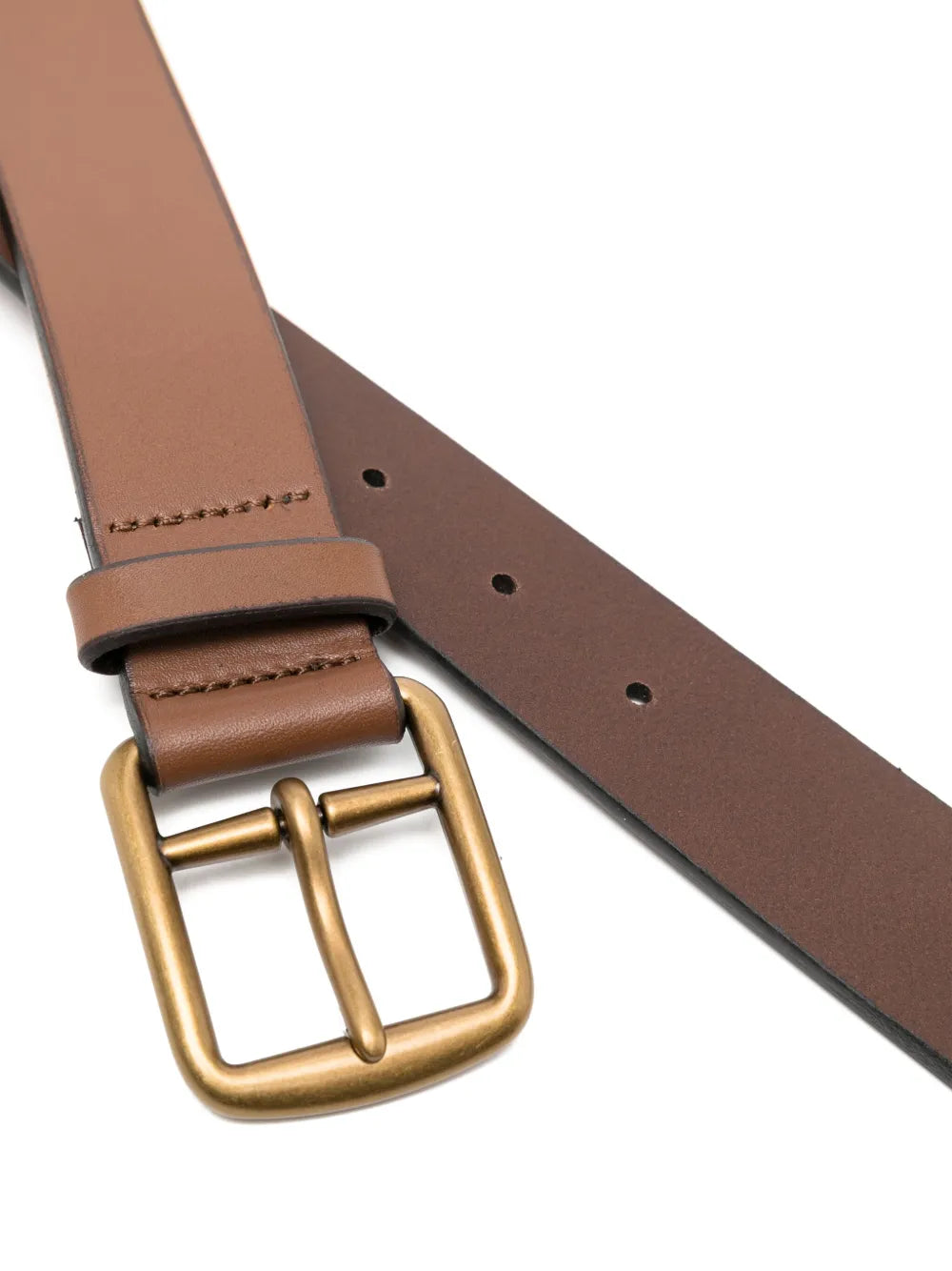 Cinto de fivela de couro Saddler