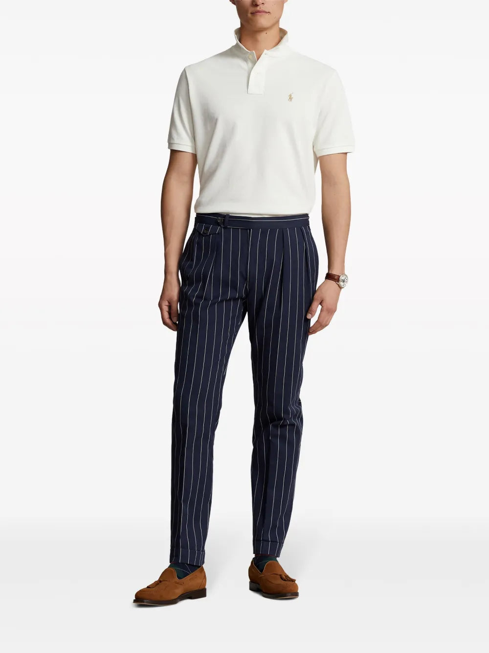 Camisa polo de algodão bordada Polo Pony