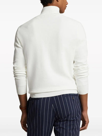 Blusa Polo Pony com zíper