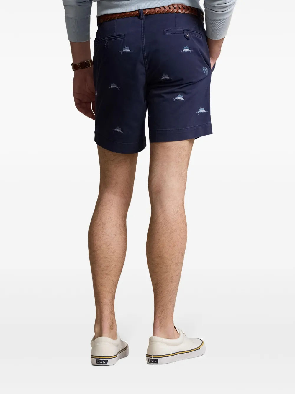 shorts chino bordados