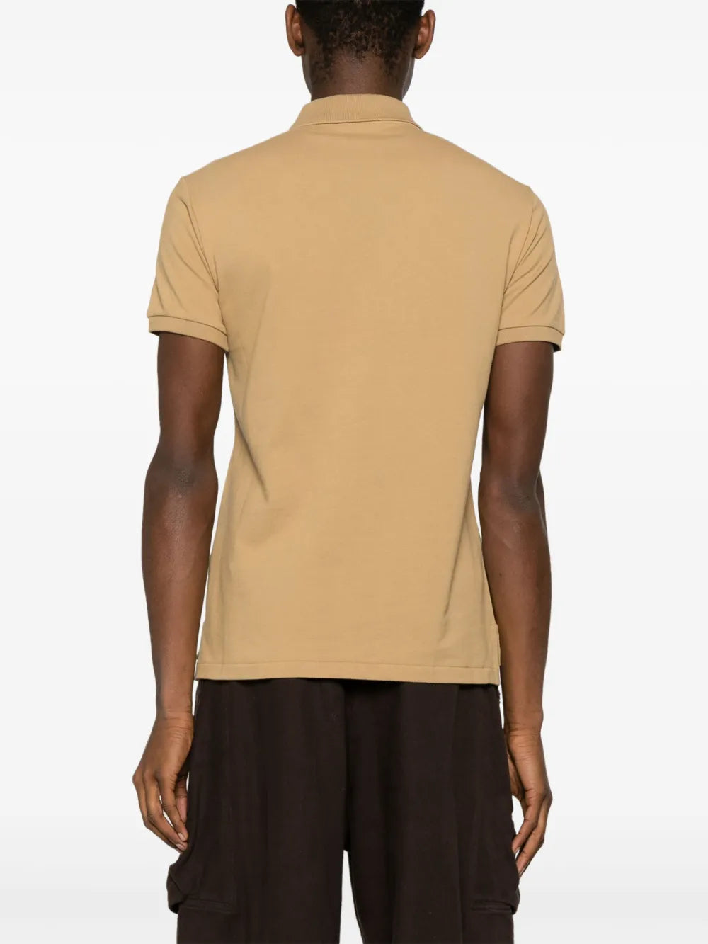 Camisa polo de algodão com bordado de pônei