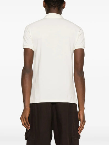 Camisa polo de algodão com bordado de pônei