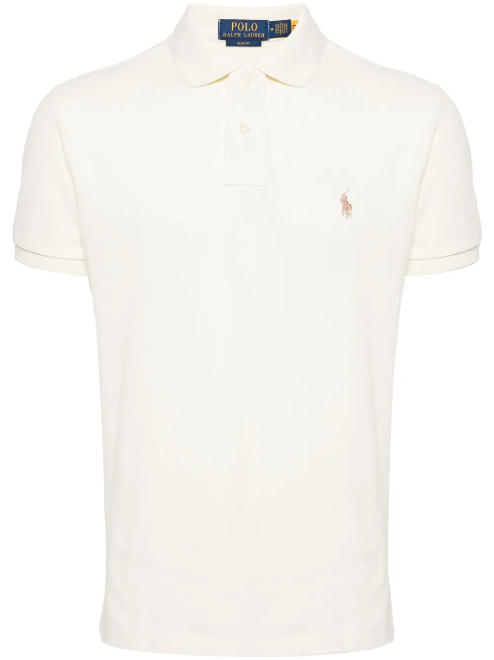 Camisa polo de algodão com bordado de pônei