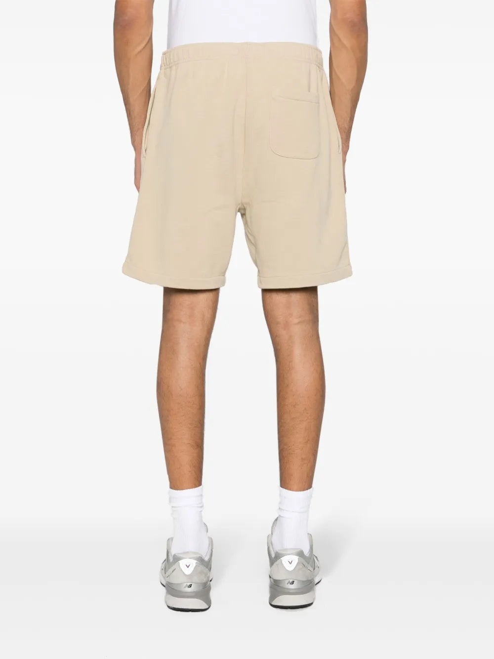 shorts de malha de algodão