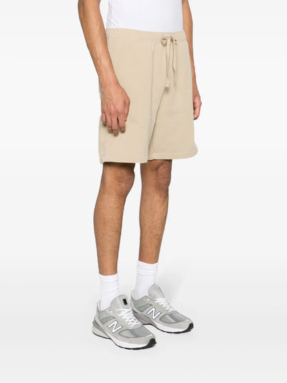 shorts de malha de algodão