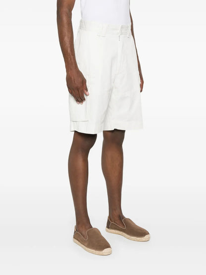 shorts cargo com patch de logotipo