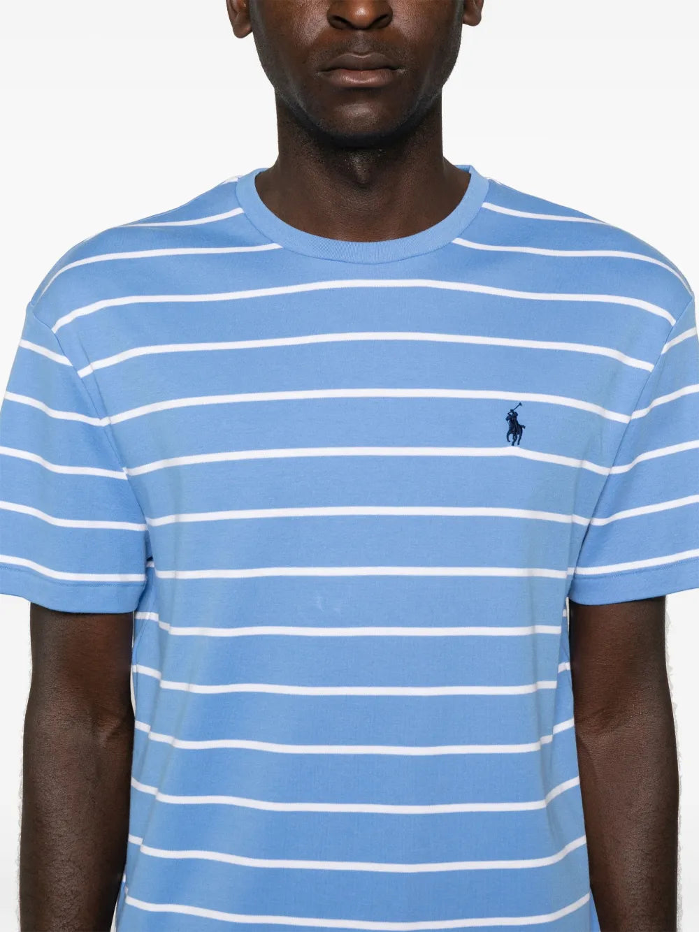 Camiseta listrada com motivo de pônei Polo