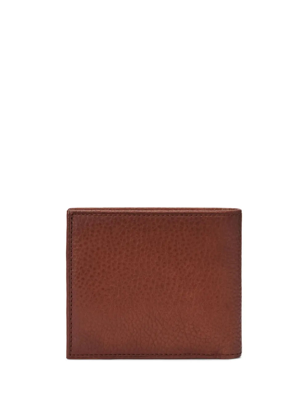 carteira média de couro dobrável