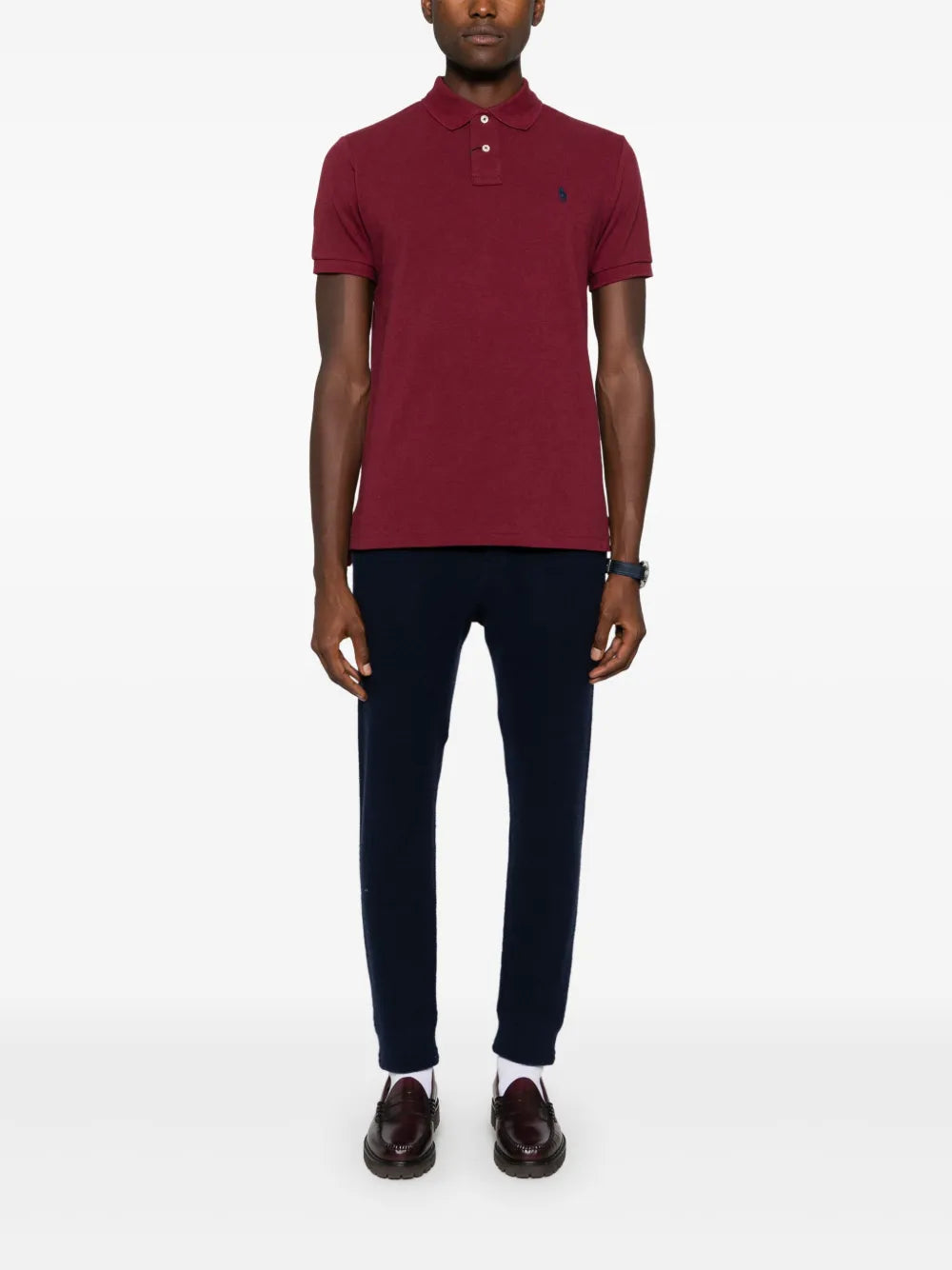 Camisa polo bordada com pônei Polo