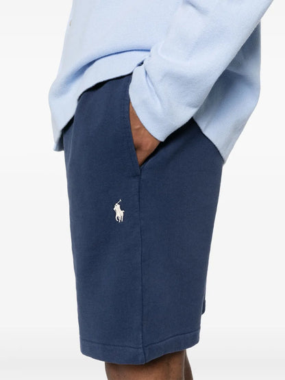 Shorts de corrida de algodão Polo Pony