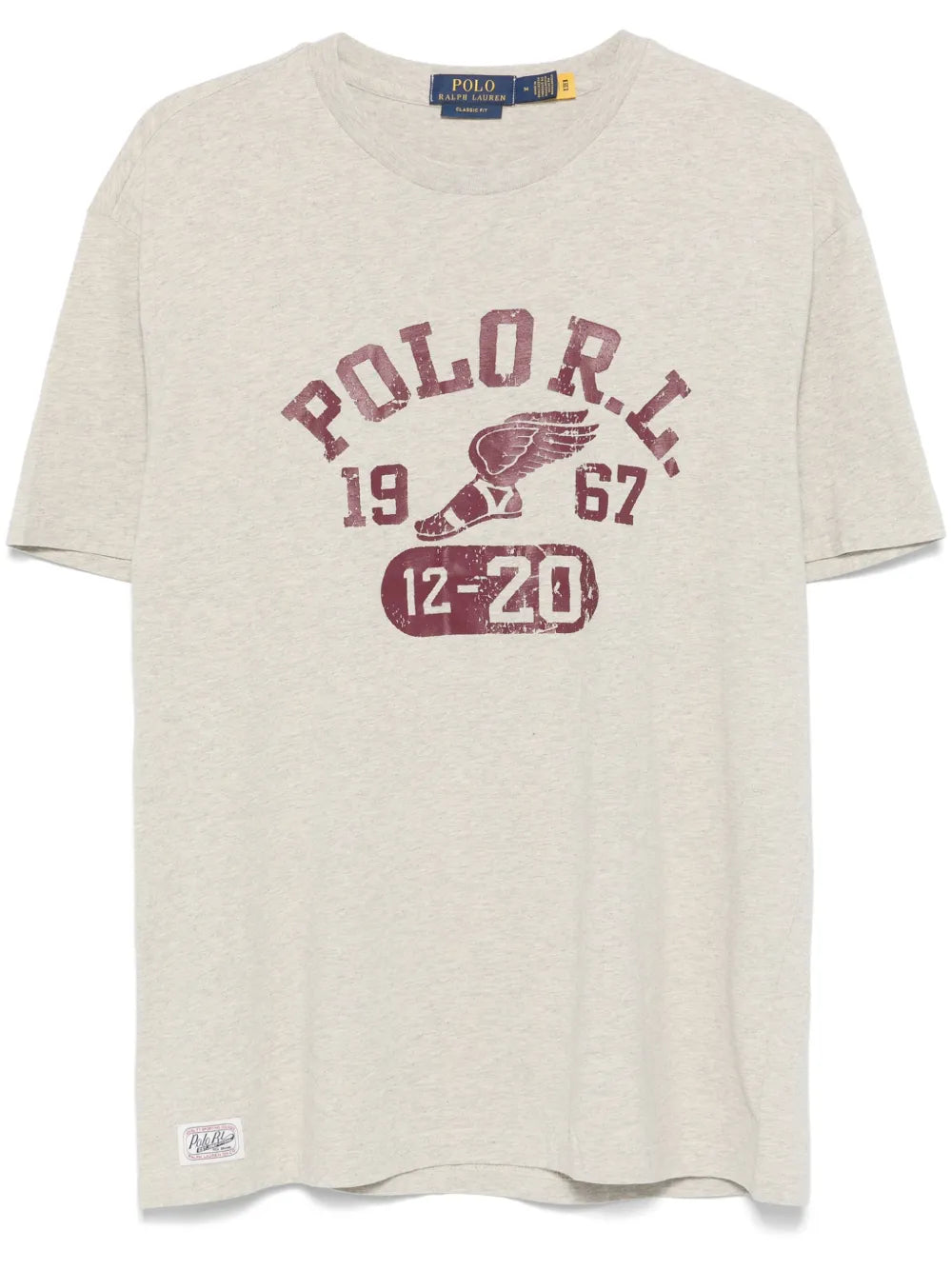 camiseta com estampa de logotipo