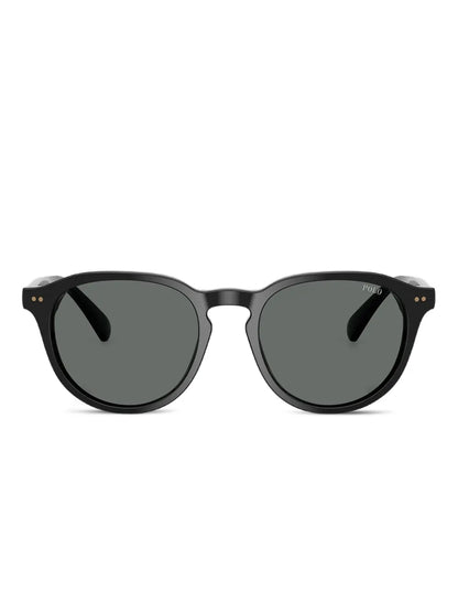 óculos de sol de armação redonda