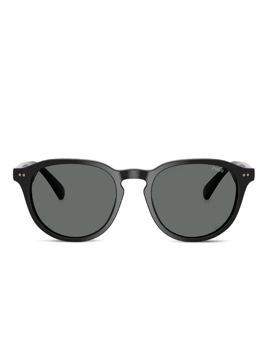 óculos de sol de armação redonda