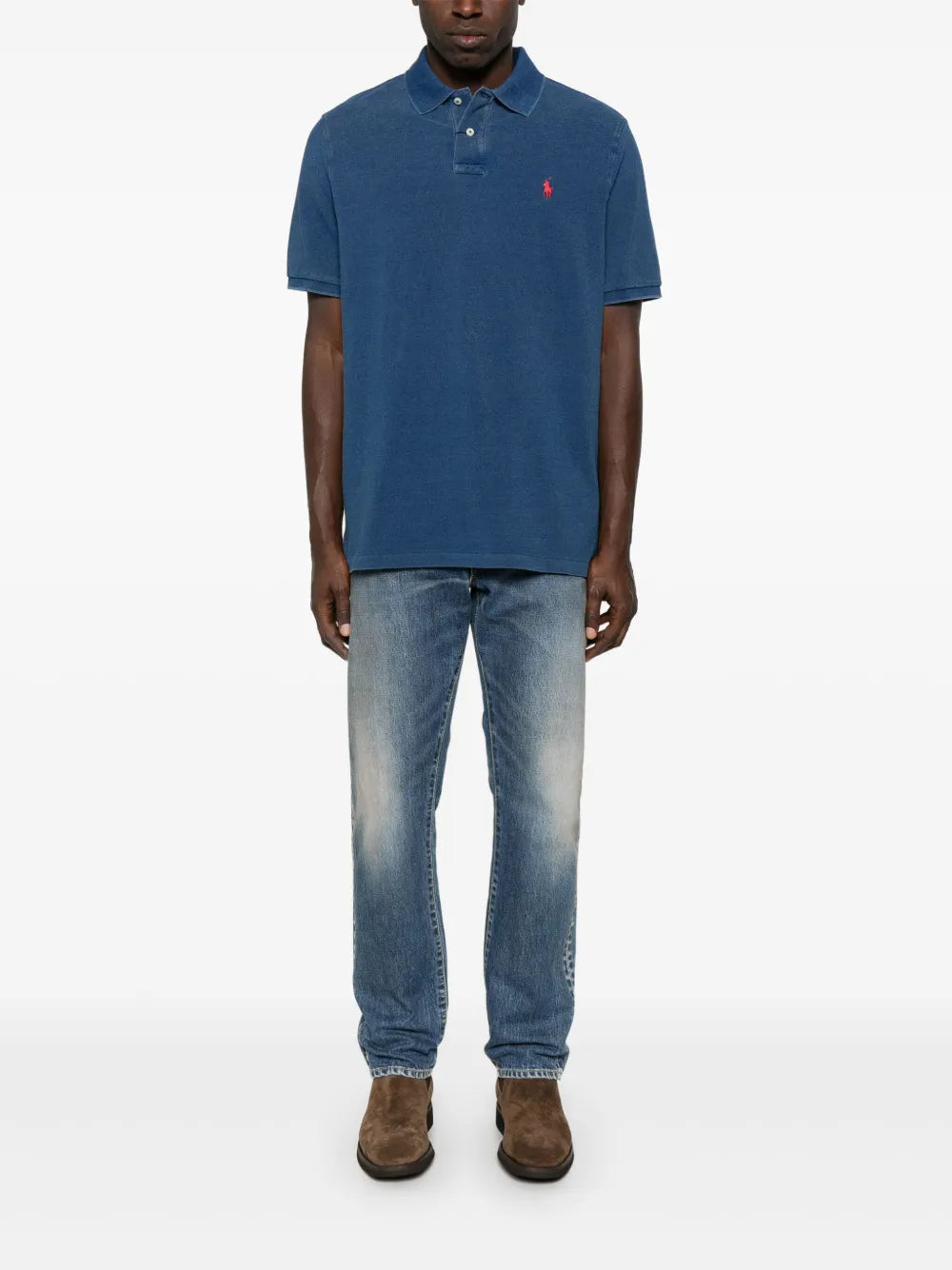 camisa polo de manga curta