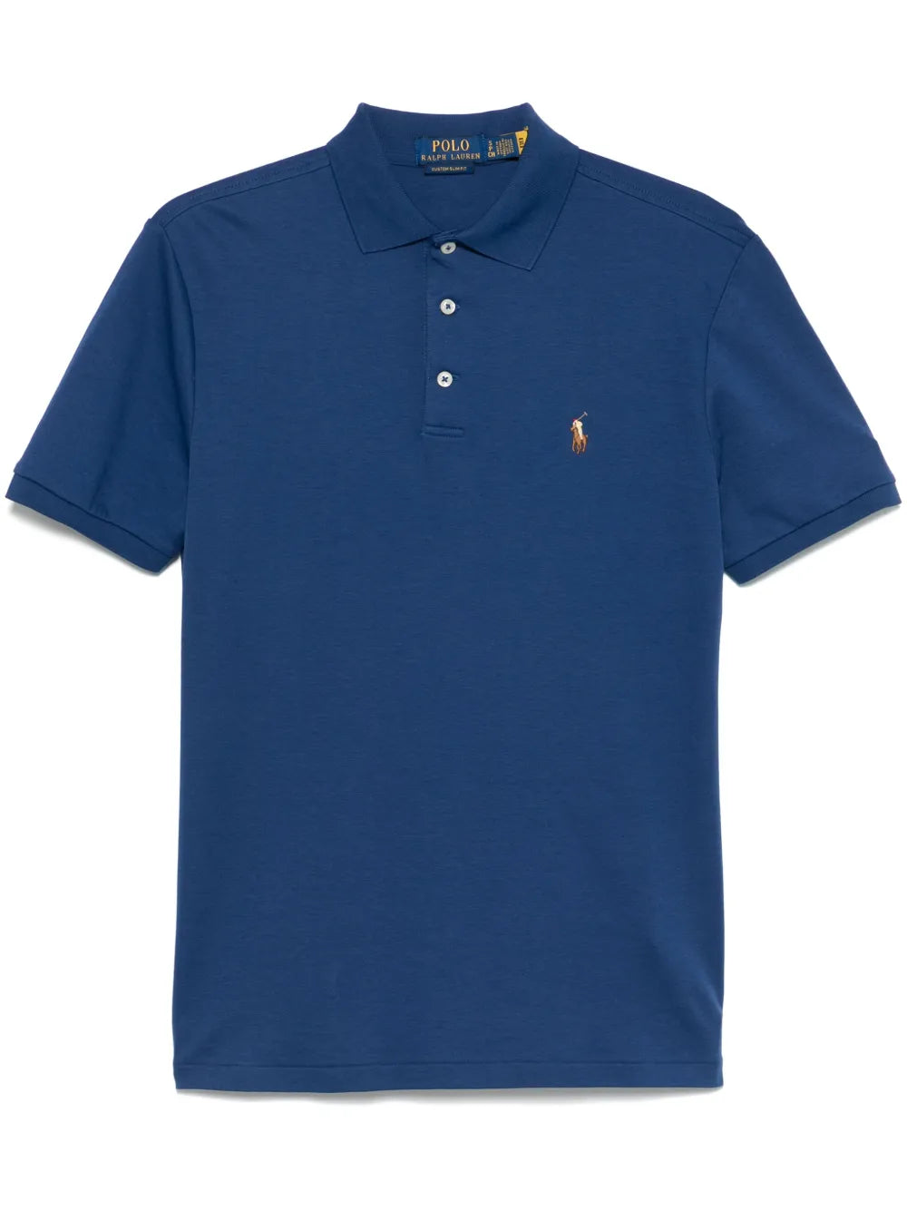 camisa polo de algodão