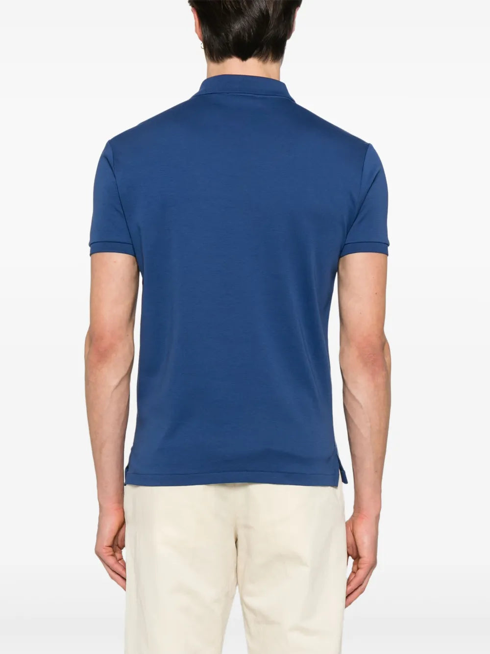 camisa polo de algodão