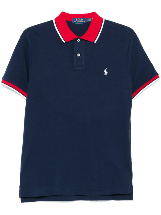 Camisa polo bordada com pônei Polo