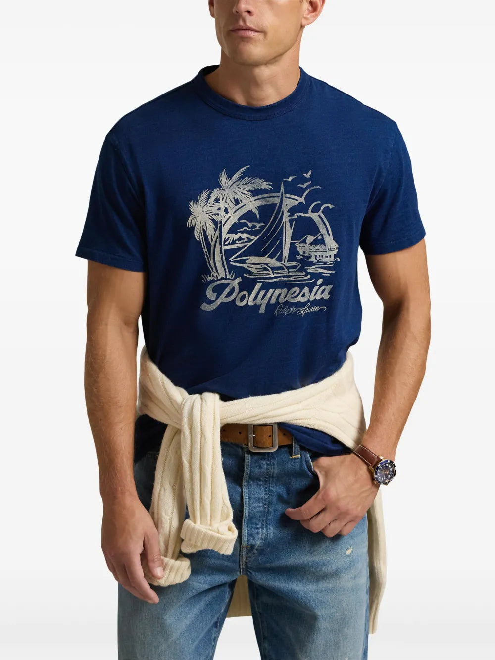 camiseta com estampa gráfica