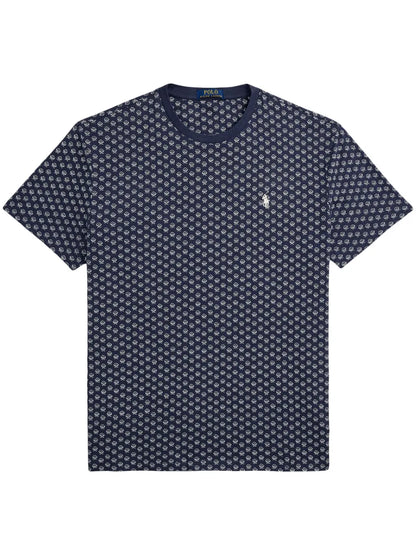 camiseta com trama entrelaçada