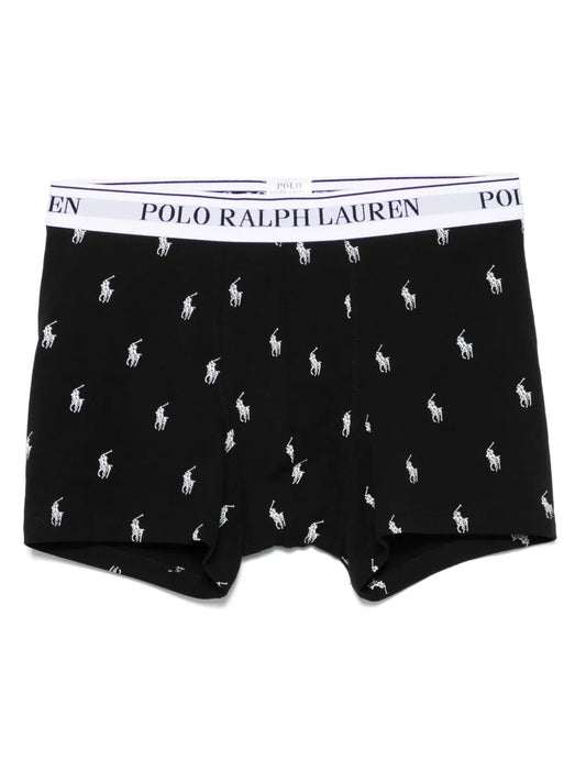 boxers com cós com logotipo (pacote com cinco)