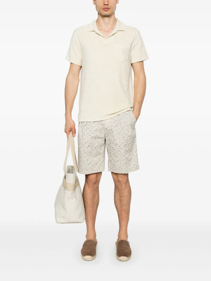 camiseta com gola estilo johnny