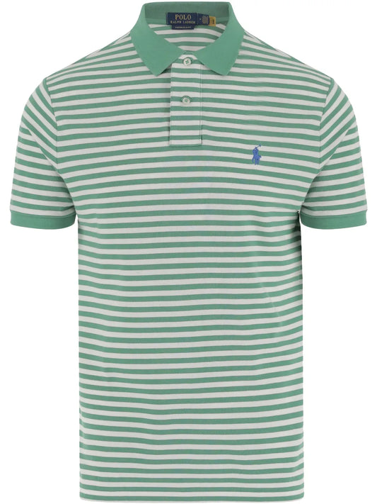 camisa polo de algodão