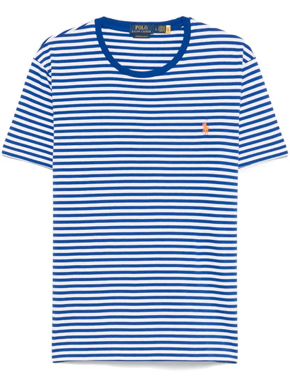 camiseta listrada de algodão