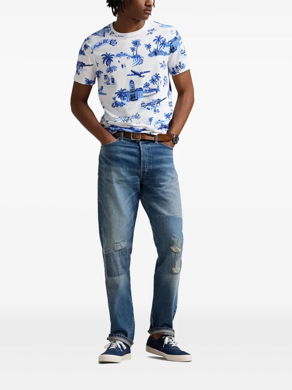 Camiseta com estampa de Natal