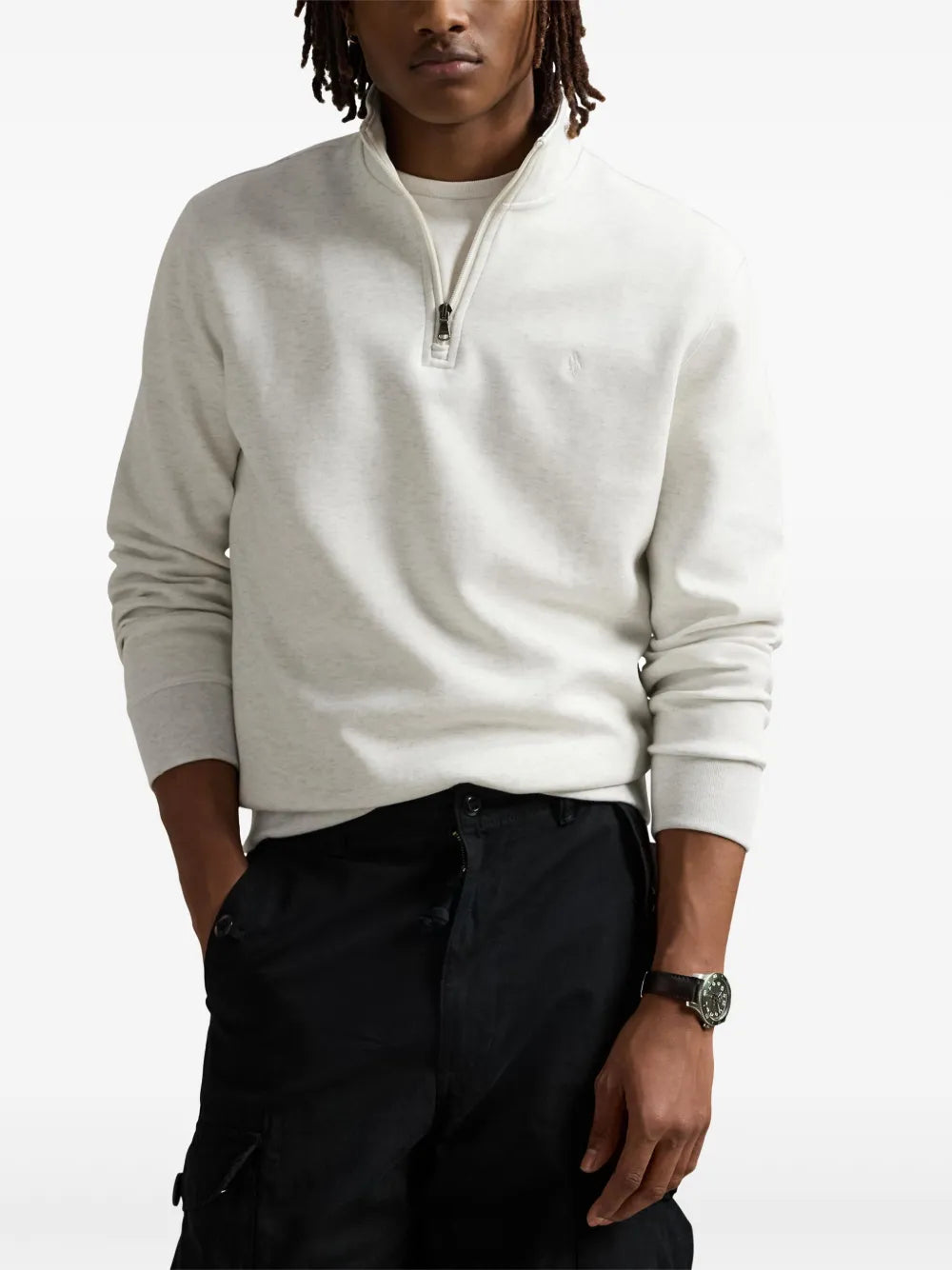 moletom com meio zíper