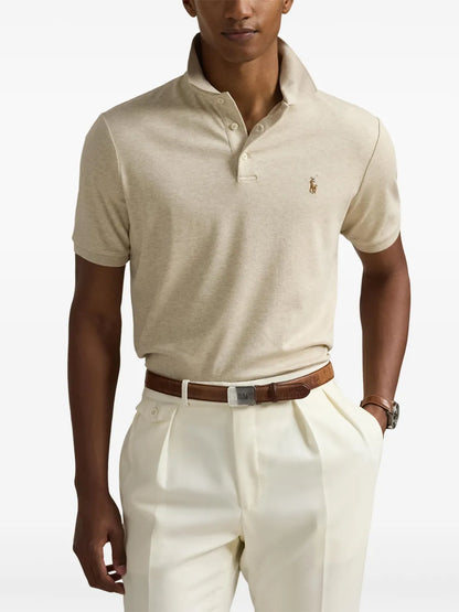 Camisa polo bordada com pônei Polo