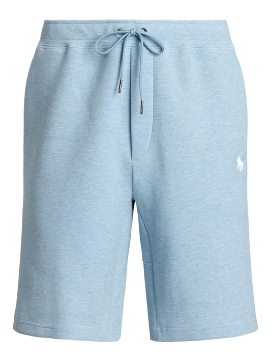 shorts com logotipo bordado